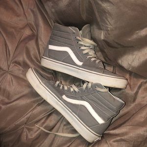 Women’s Gray Hightop Vans